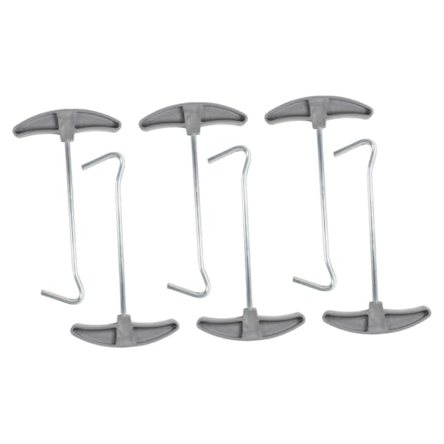 Toyvian 6stücke Teiliges Wiederverwendbare Zeltheringe Abzieher Leichter Camping Spike Entferner Für Zelte Pavillons Und Outdoor-aktivitäten Camping Zubehör Für Müheloses Entfernen von Toyvian