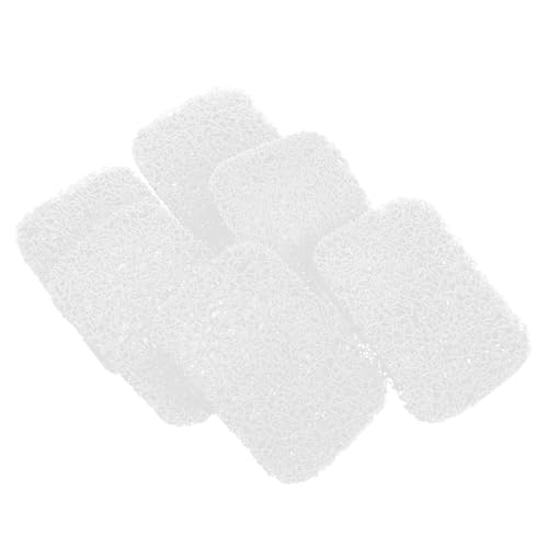 Toyvian 6 Stück rutschfeste PVC Seifenmatte mit Ablauf wasserdichte Seifenablage für Bad und Küche Langlebiger Seifensaver zur Schnellen Trocknung Wiederverwendbar und Vielseitig von Toyvian