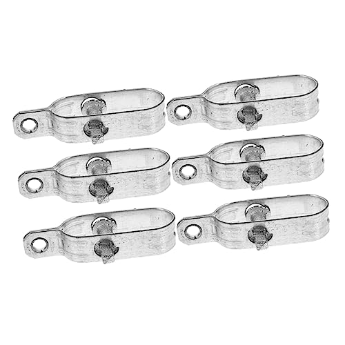 Toyvian 6 Teiliger Gewächshaus Kabelspanner Spanntrauben Stahldraht Ratschen Stahlkabel Seilspanner Hängender Gartendraht Drahtzieher Metallkabelspanner Drahtwerkzeug Gießen von Toyvian