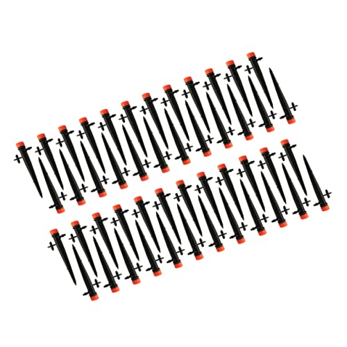 Toyvian 60 Stück 360 8 Tropfbewässerungsdüse Wasser Sprinkler Punkttropfstrahler Tropfen Bausatz Tropfbewässerungssystem Rasen 8-Loch-Emitter Bewässerung Tropfer Bodentropfer einsetzen rot von Toyvian