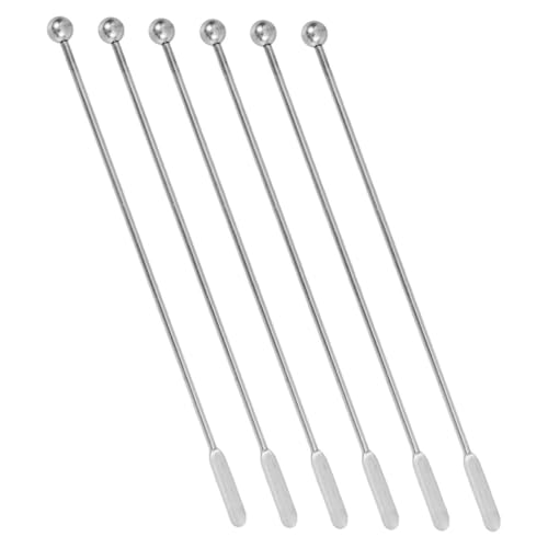 Toyvian 6Stücke Rührstäbchen für Getränke Wiederverwendbare Cocktail Rührer Design für Küche und Unterwegs für Kaffeegenuss und Partys Toyvian 6Stücke Rührstäbchen für Getränke Wiederverwendbare Cocktail Rührer Design für Küche und Unterwegs für Kaffeegenuss und Partys von Toyvian