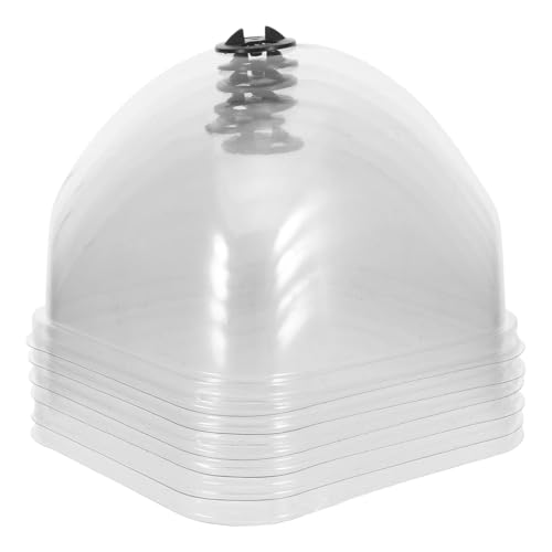 Toyvian 6Stücke Teiliges Pflanzen Schutzset Feuchtigkeits Dome für Frostschutz Transparente Gartenglocken für Nährstoffversorgung und Winterschutz von Kübelpflanzen Toyvian 6Stücke Teiliges Pflanzen Schutzset Feuchtigkeits Dome für Frostschutz Transparente Gartenglocken für Nährstoffversorgung und Winterschutz von Kübelpflanzen von Toyvian