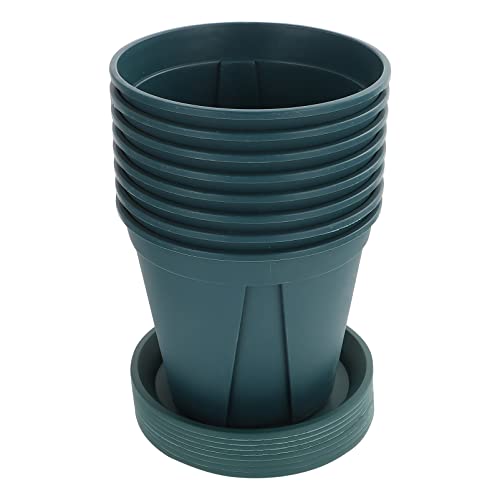 Toyvian 8 Sätze Topf zur Wurzelkontrolle Gartenarbeit Gärtnerei Topf kleine Starter-Töpfe wachsend sukkulenten Pflanzen töpfe Pflanzgefäße für Baumschulen Plastik Green von Toyvian