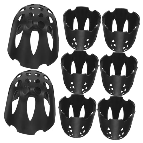 Toyvian 8 Stück Atmungsaktive Wasserfilterabdeckung Pflanzgefäße Pflanzenuntersetzer Blumentopfuntersetzer Pflanzenschalen Für Töpfe Pflanzentöpfe von Toyvian