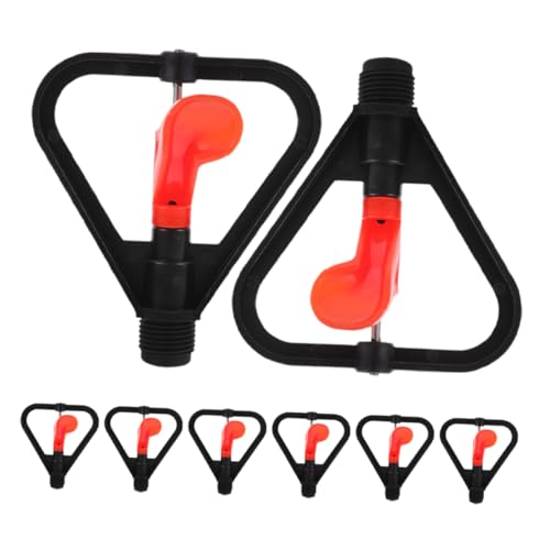 Toyvian 8 Stück Sprinkler Sprinklerkopf Gewächshaus Sprinklerköpfe Gartenbewässerung Kühlung Sprühkopf Sprinkler Zerstäuber Düse Sprinklerdüse Zerstäuber Rasennebel Sprinkler Schwarz Pp von Toyvian
