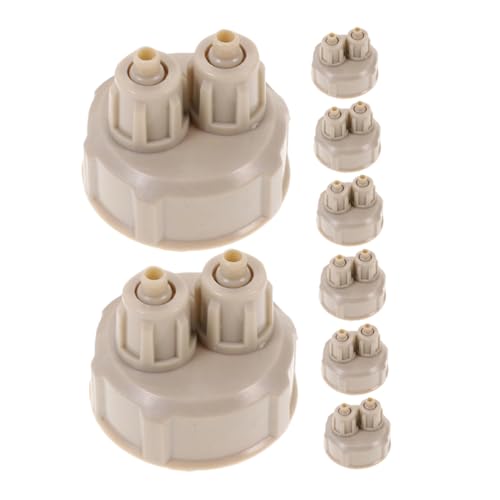 Toyvian 8 Stück Teiliges DIY Generator Flaschenverschluss mit Schnellverschluss Gasdicht Hochdruckbeständig Langlebig für Aquarien Pflanzensysteme Ersetzt Generator Flaschendeckel Toyvian 8 Stück Teiliges DIY Generator Flaschenverschluss mit Schnellverschluss Gasdicht Hochdruckbeständig Langlebig für Aquarien Pflanzensysteme Ersetzt Generator Flaschendeckel von Toyvian
