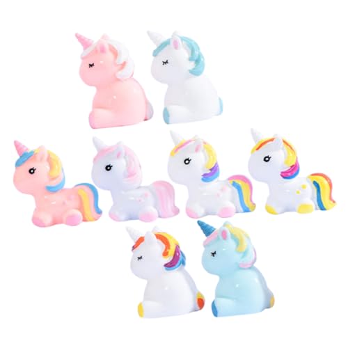 Toyvian 8 Stück Teiliges Mini Einhorn Dekor aus Resin Niedliche Mini Tierfiguren für Bonsai Schreibtisch Garten Balkon Leichter Miniatur für Feengarten und Zimmerdeko Toyvian 8 Stück Teiliges Mini Einhorn Dekor aus Resin Niedliche Mini Tierfiguren für Bonsai Schreibtisch Garten Balkon Leichter Miniatur für Feengarten und Zimmerdeko von Toyvian