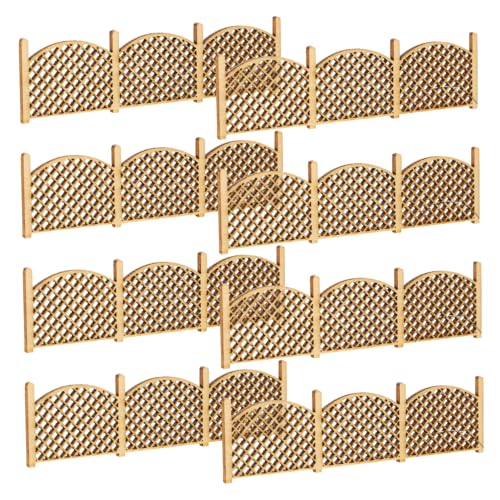 Toyvian 8 Stück Teiliges Miniatur Gartenzaun Dekorative Zäune für Miniaturgärten DIY und Puppenhaus Dekorationen Langlebig und Vielseitig Einsetzbar Toyvian 8 Stück Teiliges Miniatur Gartenzaun Dekorative Zäune für Miniaturgärten DIY und Puppenhaus Dekorationen Langlebig und Vielseitig Einsetzbar von Toyvian