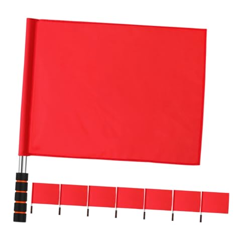 Toyvian 8 Stück Teiliges Rote Signalflaggen aus Edelstahl für Sportveranstaltungen und Bahnsicherheit Hand Flaggen für Schiedsrichter Linienrichter Leichtathletik und Verkehrssignalgebung Toyvian 8 Stück Teiliges Rote Signalflaggen aus Edelstahl für Sportveranstaltungen und Bahnsicherheit Hand Flaggen für Schiedsrichter Linienrichter Leichtathletik und Verkehrssignalgebung von Toyvian