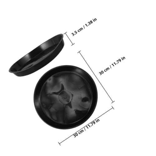 Toyvian 8 Stück Teiliges Runde Pflanzentopf untersetzer aus Kunststoff Pflanzgefäß abtropfschalen Robust und Vielseitig Einsetzbar Passend für Verschiedene Topfgrößen für Innen von Toyvian