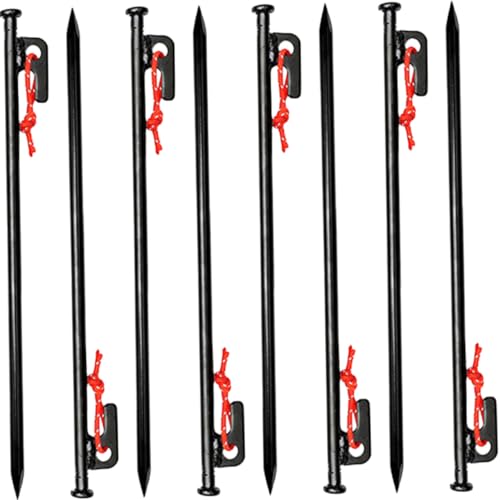 Toyvian 8 Stück Teiliges Zelt Bodenset aus Robustem Lange Zeltheringe mit Glatter Oberfläche Handschonend und Einfach zu Ziehen für Outdoor Camping Markisen Pavillons Inklusive Toyvian 8 Stück Teiliges Zelt Bodenset aus Robustem Lange Zeltheringe mit Glatter Oberfläche Handschonend und Einfach zu Ziehen für Outdoor Camping Markisen Pavillons Inklusive von Toyvian