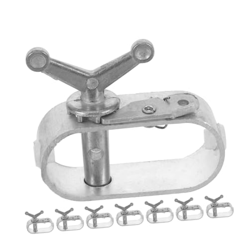 Toyvian 8Stücke Drahtseilspanner Mini Seilspanner Rostfreier Kabelspanner zu Installieren für Poolabdeckungen und Gartenanwendungen Langlebig und Tragbar von Toyvian