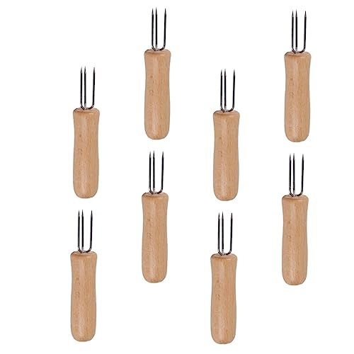 Toyvian 8Stücke Maisgabeln Design für Bbq und Grill Robustes und Rostfreies Küchenzubehör für Mais Fleisch Obst und Gemüse und Leicht Toyvian 8Stücke Maisgabeln Design für Bbq und Grill Robustes und Rostfreies Küchenzubehör für Mais Fleisch Obst und Gemüse und Leicht von Toyvian