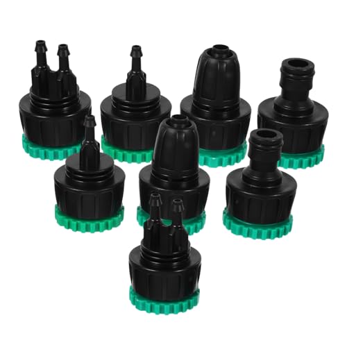 Toyvian 8Stücke Teiliges Tropfbewässerungs Adapterset für Gartenhähne Schnelle Verbindung für Bewässerungsschläuche Vielseitige Anschlüsse für Verschiedene Wasserhahn Typen für Toyvian 8Stücke Teiliges Tropfbewässerungs Adapterset für Gartenhähne Schnelle Verbindung für Bewässerungsschläuche Vielseitige Anschlüsse für Verschiedene Wasserhahn Typen für von Toyvian