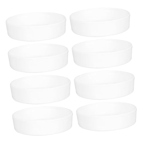 Toyvian 8 Stücke Blumentopf Tropf Tabletts Kunststoff Runde Blumentopf Basen für Garten und Balkon Leicht Wasserabweisend Schmutzabweisend für Sukkulenten und Zimmerpflanzen von Toyvian