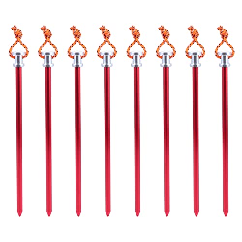 Toyvian 8Stücke Zeltstifte Aluminiumlegierung mit Schnur Robuste Bodenanker für Camping Zelte und Markisen für Outdoor Aktivitäten Toyvian 8Stücke Zeltstifte Aluminiumlegierung mit Schnur Robuste Bodenanker für Camping Zelte und Markisen für Outdoor Aktivitäten von Toyvian
