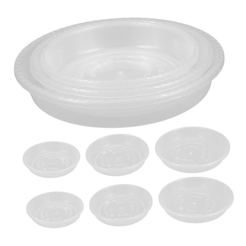 Toyvian 9 Stück Teiliges Pflanzenuntersetzer Transparente Tropfschalen für Blumentöpfe Robust Auffangen von Überschüssigem Wasser für Verschiedene Topfgrößen Toyvian 9 Stück Teiliges Pflanzenuntersetzer Transparente Tropfschalen für Blumentöpfe Robust Auffangen von Überschüssigem Wasser für Verschiedene Topfgrößen von Toyvian