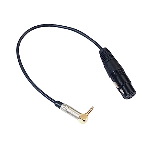 Toyvian Kupfermaterial 3 5 Mm Auf Adapter 0 3 M 90-grad-winkelkabel Für Handy-mikrofon High Sound von Toyvian