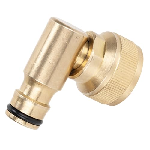 Toyvian 90Grad Messing Gartenanschluss Winkeladapter Wasserhahn Adapter Schnell zu Installierende Kupplung für Gartenschläuche und Wasserleitungen Toyvian 90Grad Messing Gartenanschluss Winkeladapter Wasserhahn Adapter Schnell zu Installierende Kupplung für Gartenschläuche und Wasserleitungen von Toyvian