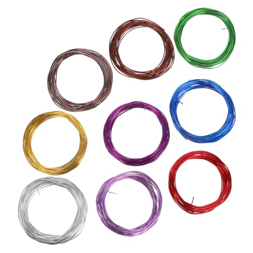 Toyvian 9Roll Farbiger Aluminium-bonsaidraht Biegsamer Garten Trainingsdraht für Baum Pflanzenformung Vielseitig für Innen Außenbereich für Bonsai-kunst und Gartengestaltung Toyvian 9Roll Farbiger Aluminium-bonsaidraht Biegsamer Garten Trainingsdraht für Baum Pflanzenformung Vielseitig für Innen Außenbereich für Bonsai-kunst und Gartengestaltung von Toyvian