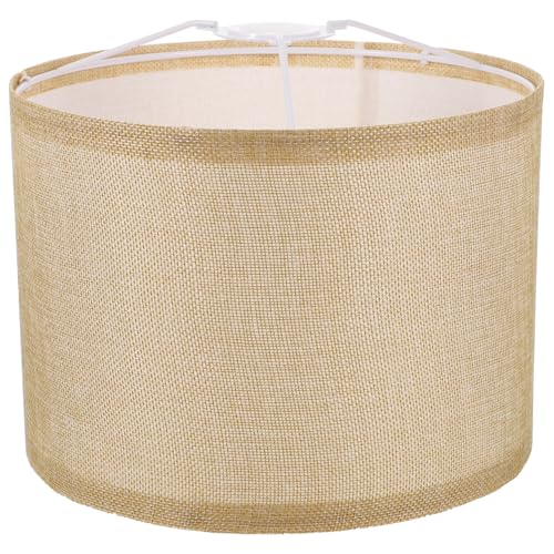 Toyvian Abnehmbarer Lampenschirm aus Leinen für Tisch Steh Wandleuchten Leichter Einfach zu Installierender Lampenbezug als Praktischer Ersatz für Schlafzimmer und Wohnzimmer Toyvian Abnehmbarer Lampenschirm aus Leinen für Tisch Steh Wandleuchten Leichter Einfach zu Installierender Lampenbezug als Praktischer Ersatz für Schlafzimmer und Wohnzimmer von Toyvian