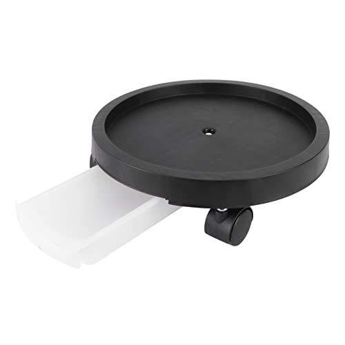 Toyvian Abtropfschale Aus Verdicktem Kunststoff Tabletts Drinnen Pflanzenentwässerungsschale Auf Rädern Stand Universal Rad Blumentablett Plastik Schwarz von Toyvian
