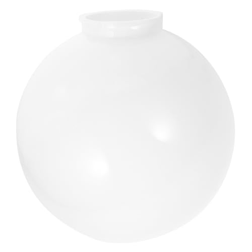 Toyvian Acryl Lampenschirm Kugelform Opalweiß Ø250mm Outdoor Ersatz Lampenabdeckung Wand Tischlampe Zubehör UV beständig für Garten Wohnzimmer Schlafzimmer von Toyvian