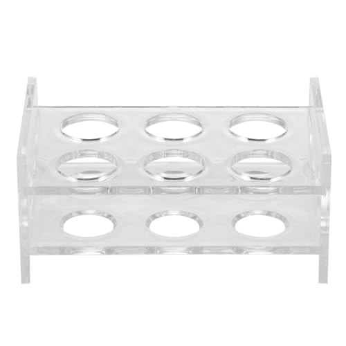 Toyvian Acryl Runder Shotglashalter Bar Ausstellungsständer Wiederverwendbar Leicht zu Reinigen Robust für Bar Restaurant Pub von Toyvian