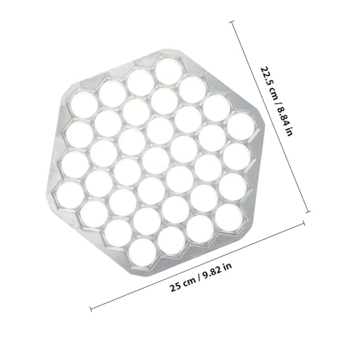 Toyvian Aluminiumlegierung Dumpling Maker Form Wiederverwendbar Teigtaschenform Für Schnelle Herstellung Von Pelmeni Und Knödeln Leicht Zu Reinigen Lagern von Toyvian