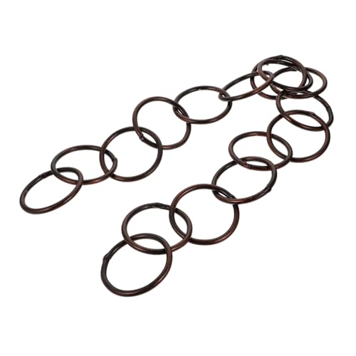 Toyvian Aluminiumlegierung Regenkette für Dachrinnen Ersatz Robust Langlebig Korrosionsbeständig Einfache Balkon Entwässerungsschmuck von Toyvian