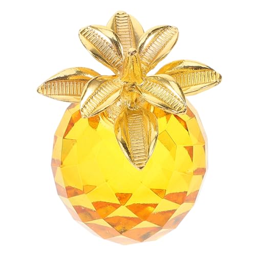Toyvian Ananas Ornament Aus Kristall Mini Tafelaufsatz Dekorative Dekoration Süße Modelle Schreibtisch Dekoration Ananas Verzierungen Obst Modelle Heimdekoration Obst Tee von Toyvian