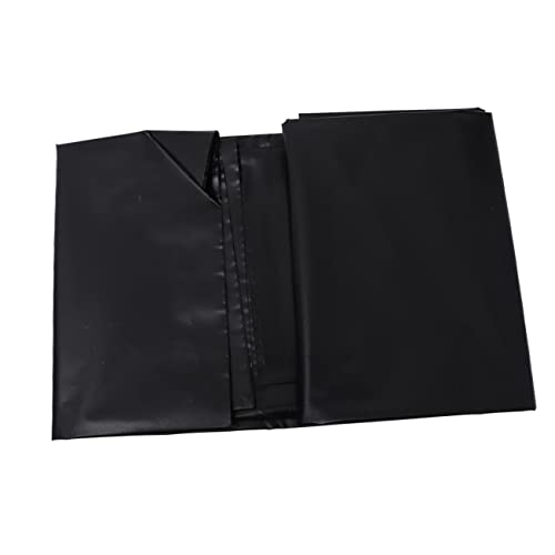 Toyvian Anti-Sicker-membran Poolplane Teichfolien Wassergarten Membran Wiederverwendbare Teichfolie Swimmingpool -Liner Teichfolie Im Freien Gartenteich Film Schwarz Hdpe von Toyvian