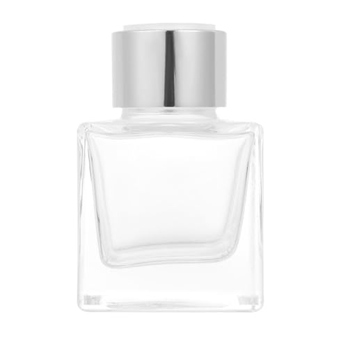 Toyvian Aromatherapie Duftflasche Transparentes Glas Quadratisch Nachfüllbarer Aromadiffusor Behälter Elegantes Design für Wohnzimmer Bad Büro Zufällige Farbe Zufällige Farbe von Toyvian