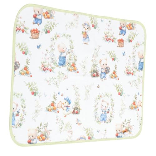 Toyvian Atmungsaktive wasserdichte Wickelunterlage Wiederverwendbar Weiche Waschbare Matratzenauflage mit Süßem Bärenmotiv Schutz für Babybett und Wickeltisch Pflegeleicht und Langlebig Toyvian Atmungsaktive wasserdichte Wickelunterlage Wiederverwendbar Weiche Waschbare Matratzenauflage mit Süßem Bärenmotiv Schutz für Babybett und Wickeltisch Pflegeleicht und Langlebig von Toyvian