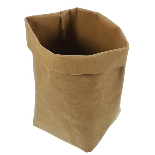 Toyvian Aufbewahrungstasche Wiederverwendbar Größe Garten Papier Veranstalter Waschbeutel Pot -abdeckungslagerung Organisator Für Blumentöpfe Blumentopftasche Schützen Braun von Toyvian