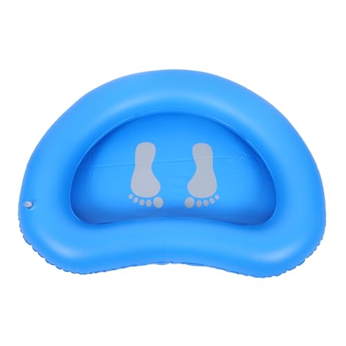 Toyvian Aufblasbares Fußbad Durchnässt Fußbecken Fußbad Einweichen Fußbad Becken Waschen Multifunktional Aufblasbarer Pool Groß Schwimmbad Fußbad Einweicher Tablett Für Schrubben PVC Blue von Toyvian
