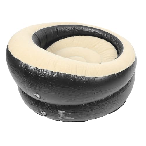 Toyvian Aufblasbares Hocker Sofa Tragbares Faltbares Sofa für Drinnen und Draußen Bequemes und Leichtes Luftsofa mit Atmungsaktivität für Camping und Freizeitaktivitäten von Toyvian