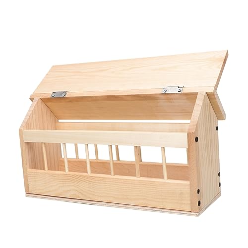 Toyvian Automatischer Futterspender Futtertröge Zucht Für Tablett Vogelspender Taube Wo Huhn Ente Futterspender Futtertrog Hühnerfuttertrog Hühnertrog Holz Toyvian Automatischer Futterspender Futtertröge Zucht Für Tablett Vogelspender Taube Wo Huhn Ente Futterspender Futtertrog Hühnerfuttertrog Hühnertrog Holz von Toyvian