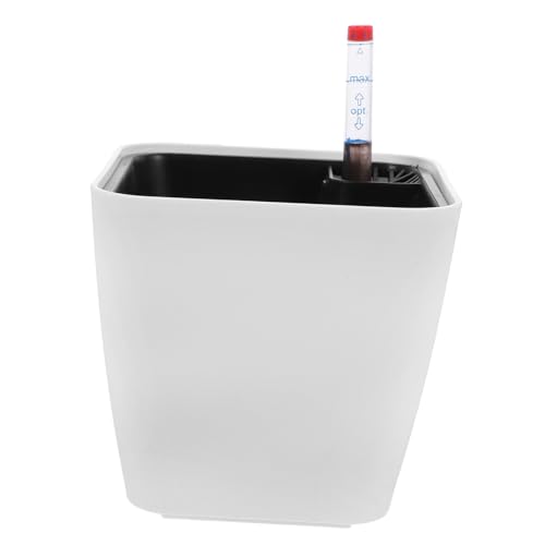 Toyvian Automatischer Wasserabsorbierender Blumentopf Selbstbewässernde Töpfe Bewässerungspflanzgefäße Zimmerpflanzentopf Orchideentöpfe Mit Löchern Erdbeerblumentopf Weißes von Toyvian