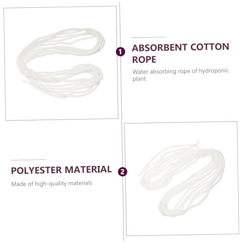 Toyvian Automatisches Bewässerungssystem Baumwollkordel für Topfpflanzen Hydroponik Flexibel Zuschneidbar Schnelles Wasseraufnahme Wasserversorgungssystem für Blumenkästen und Toyvian Automatisches Bewässerungssystem Baumwollkordel für Topfpflanzen Hydroponik Flexibel Zuschneidbar Schnelles Wasseraufnahme Wasserversorgungssystem für Blumenkästen und von Toyvian