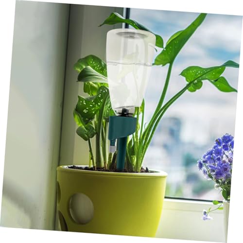 Toyvian Automatisches Bewässerungssystem für Zimmerpflanzen Selbstbewässernde Bewässerungskegel Einstellbarer Wasserdurchfluss für Topfpflanzen Garten Urlaub Notfallpflege von Toyvian