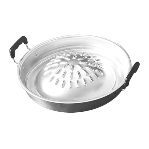 Toyvian Bbq Grillpfanne Reusable Grill Pan aus Hitzebeständigem Material Kompakt und Leicht für Outdoor Camping Kohlegrill und Familienfeiern Geeignet von Toyvian