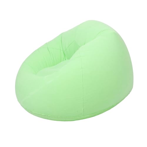 Toyvian Blow Up Couch Aufblasbarer Lounger mit Schneller Inflation Wasserdichter Outdoor-Sofa für Erwachsene Faltbarer Tragbarer Lazy Sofa Stuhl in Grün Entspannende Liegefunktion von Toyvian