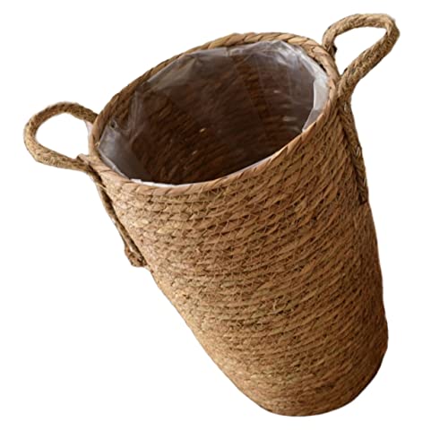 Toyvian Blumenkorb aus Rattan Anlage Weiden Container Rattankorb Pflanzentopf Körbe Netzkorb Korb aus Weinreben geflochtener Pflanzkorb Blumenpflanzen Korb Blumentöpfe Pflanzer weben Stroh Toyvian Blumenkorb aus Rattan Anlage Weiden Container Rattankorb Pflanzentopf Körbe Netzkorb Korb aus Weinreben geflochtener Pflanzkorb Blumenpflanzen Korb Blumentöpfe Pflanzer weben Stroh von Toyvian