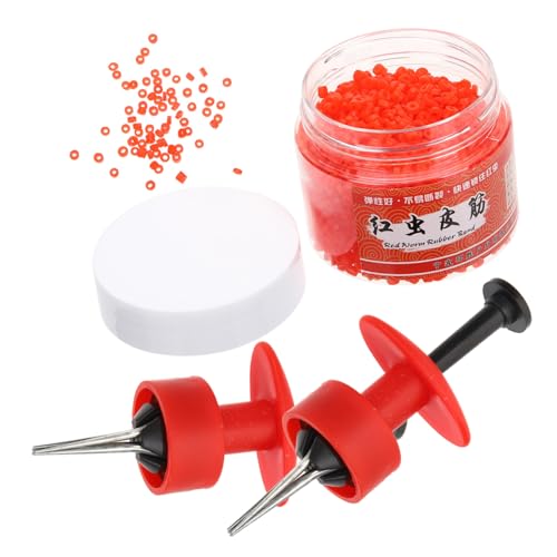 Toyvian Blutwurm Köderklammern Angelzubehör Ergonomisch Outdoor Angelhaken Clips Praktisch und Tragbar für Lebendköder Angler Toyvian Blutwurm Köderklammern Angelzubehör Ergonomisch Outdoor Angelhaken Clips Praktisch und Tragbar für Lebendköder Angler von Toyvian