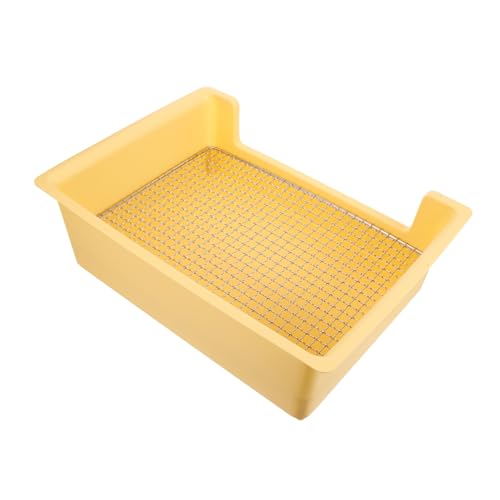 Toyvian Bunny Toilet aus Langlebigem Rechteckiges Kaninchen Katzen Meerschweinchen Toilettenlitter mit Auslaufsicherem Design Platzsparend und Tragbar für Kleintiere Wie Hamster und Toyvian Bunny Toilet aus Langlebigem Rechteckiges Kaninchen Katzen Meerschweinchen Toilettenlitter mit Auslaufsicherem Design Platzsparend und Tragbar für Kleintiere Wie Hamster und von Toyvian