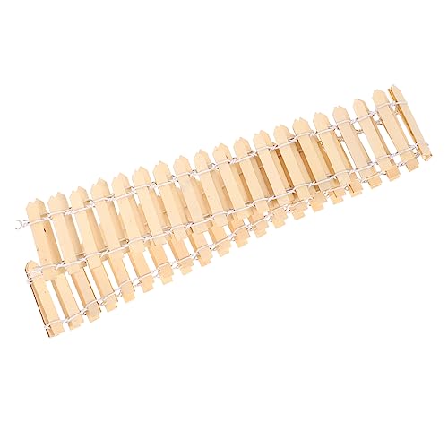Toyvian Bunter Kleiner Zaun Mini-Zaun Zum Basteln Moosrahmenzaun Puppenhaus-Zaun-Ornament Minizaunpalisade Miniatur-gartenzaun Gartenzaun Aus Holz Mini-Tore Requisiten Hölzern Sandkasten von Toyvian