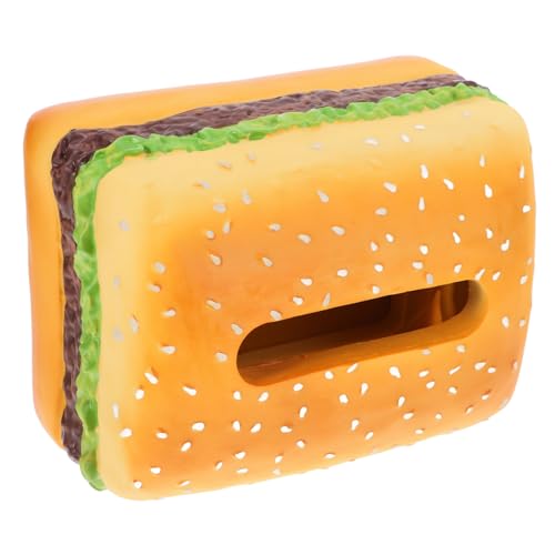 Toyvian Burger Geformter Papiertaschenhalter Großvolumig Bruchsicher Vielseitig Einsetzbar für Zuhause und Büro Dekorativ und Praktisch Toyvian Burger Geformter Papiertaschenhalter Großvolumig Bruchsicher Vielseitig Einsetzbar für Zuhause und Büro Dekorativ und Praktisch von Toyvian