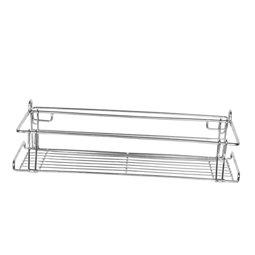 Toyvian Outdoor Camping Klapptisch Mit Hängemattenkorb Multifunktionaler Organizer Für BBQ Picknick Und Camping Edelstahlkonstruktion Und Vielseitig Einsetzbar von Toyvian