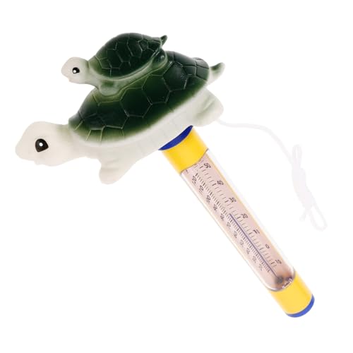 Toyvian Cartoon Schildkröte Schwimmendes Poolthermometer für Wasser Temperaturmessung im Schwimmbad Spa und Badewanne Robustes Design Einfache Ablesung für Junge Mädchen Toyvian Cartoon Schildkröte Schwimmendes Poolthermometer für Wasser Temperaturmessung im Schwimmbad Spa und Badewanne Robustes Design Einfache Ablesung für Junge Mädchen von Toyvian